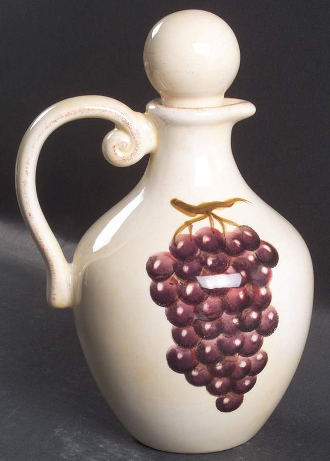Villa Grande Oil Or Vinegar Cruet and Stopper by Tabletops Unlimited-1