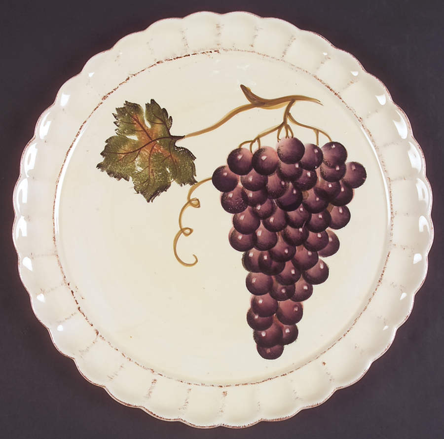Villa Grande 13" Chop Plate (Round Platter) by Tabletops Unlimited-1