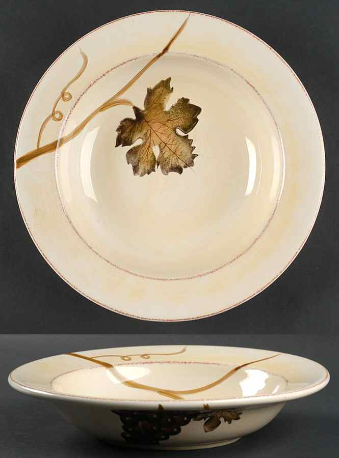 Villa Grande Large Rim Soup Bowl by Tabletops Unlimited-1
