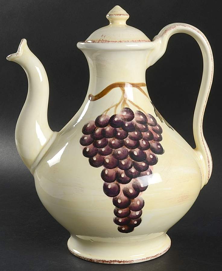 Villa Grande Teapot & Lid by Tabletops Unlimited-1