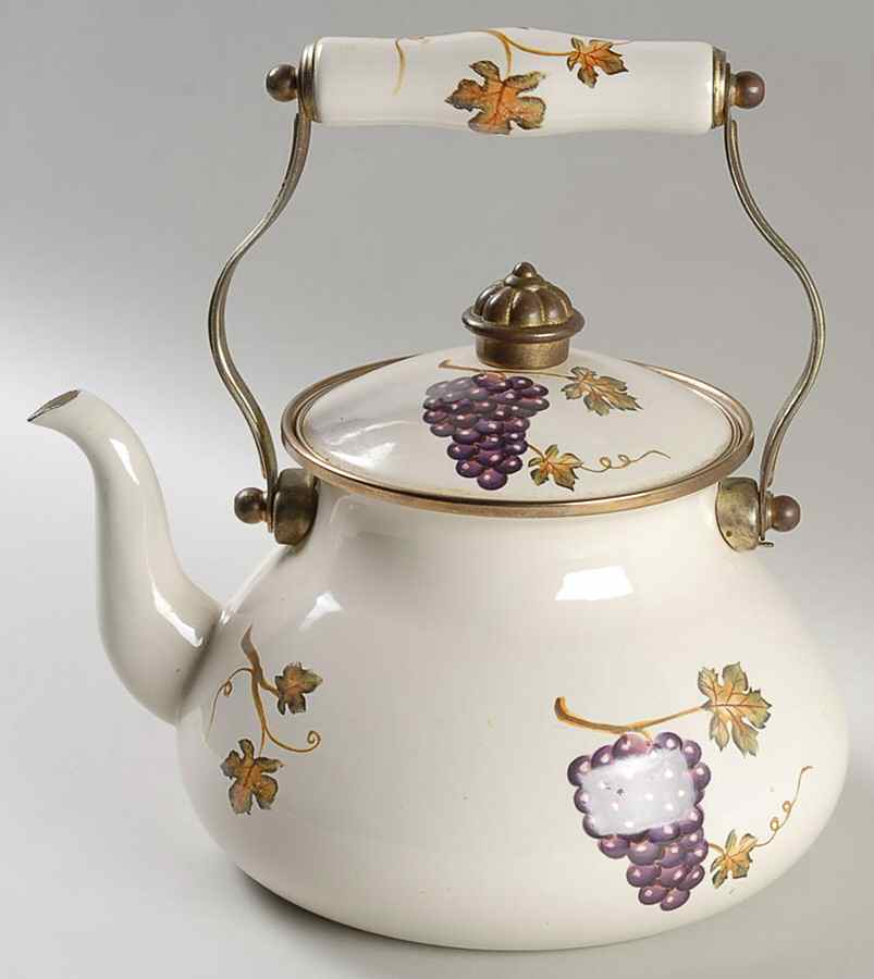 Villa Grande Metal Kettle & Lid by Tabletops Unlimited-1