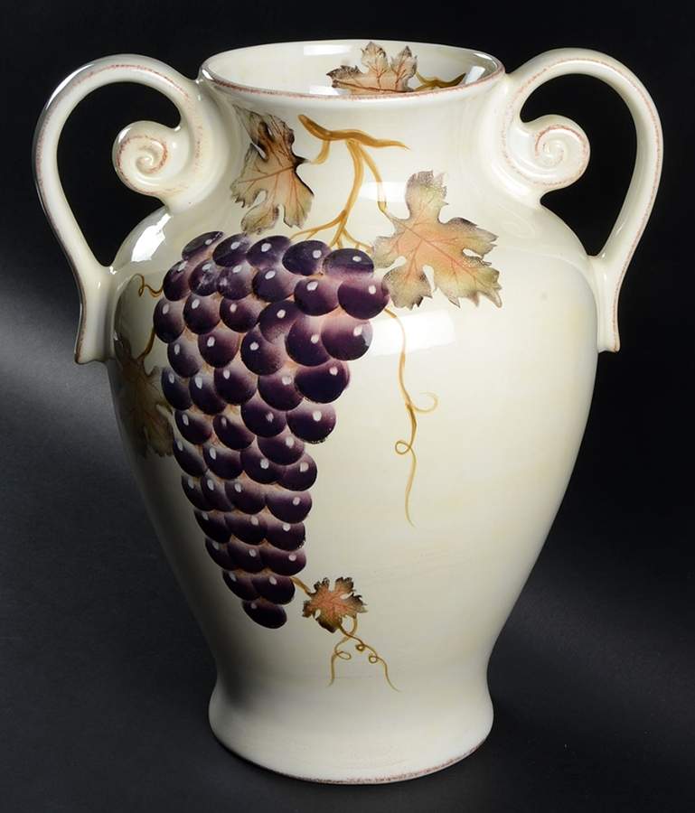 Villa Grande 16" Handled Vase by Tabletops Unlimited-1