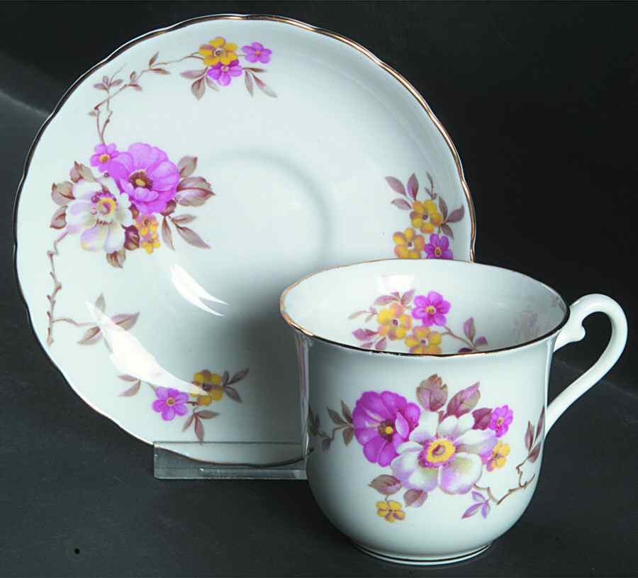 7505 Flat Cup & Saucer Set by Tuscan - Royal Tuscan-1