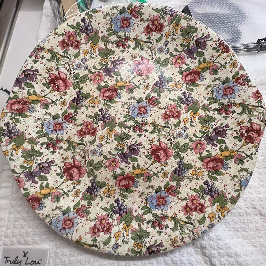 203160 Handled Cake Plate by Taylor, Smith & Taylor (Ts&T)-1