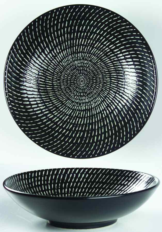 Celestial Coal 7" Soup/Pasta Bowl by Tabletops Unlimited-1