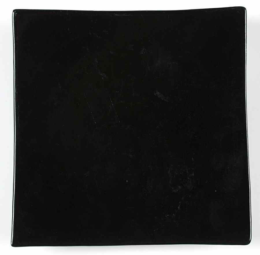 Celestial Coal Square Salad Plate by Tabletops Unlimited-1