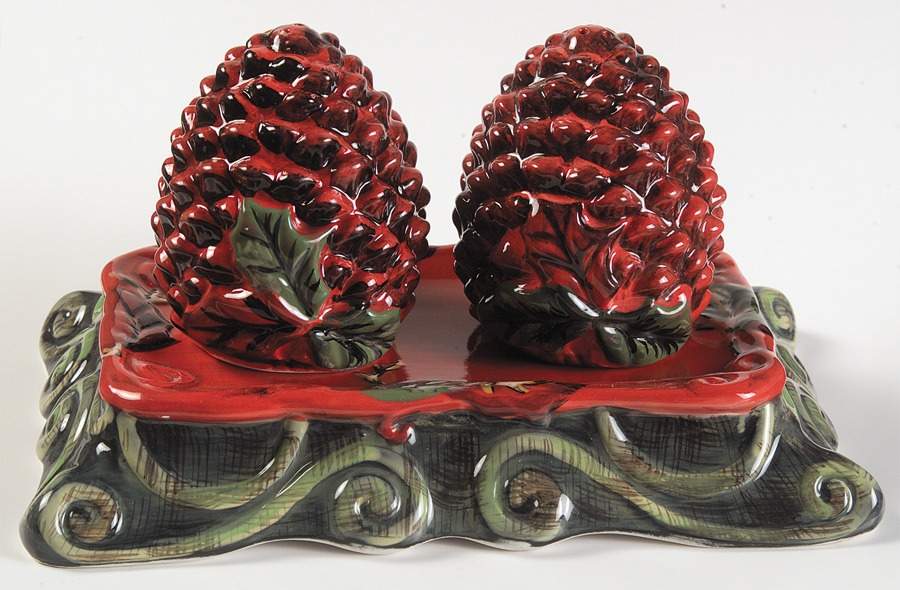 Winter (3 Pc) Salt & Pepper Tray Set by Tracy Porter-1