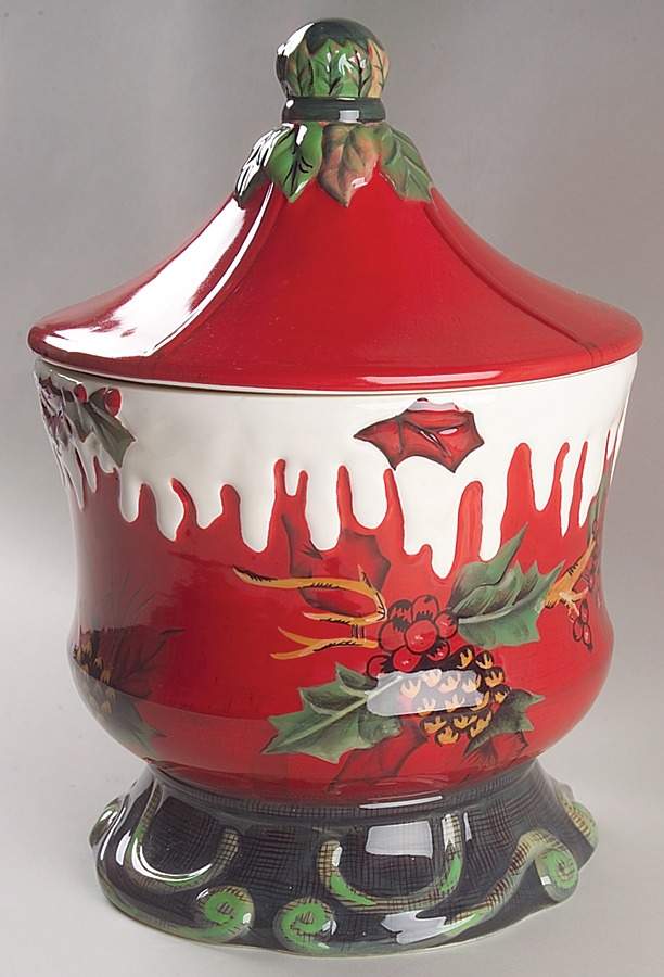 Winter Cookie Jar & Lid by Tracy Porter-1