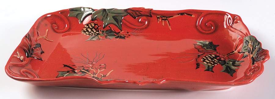 Winter Chip Bowl/Plate for Chip & Dip Set by Tracy Porter-1