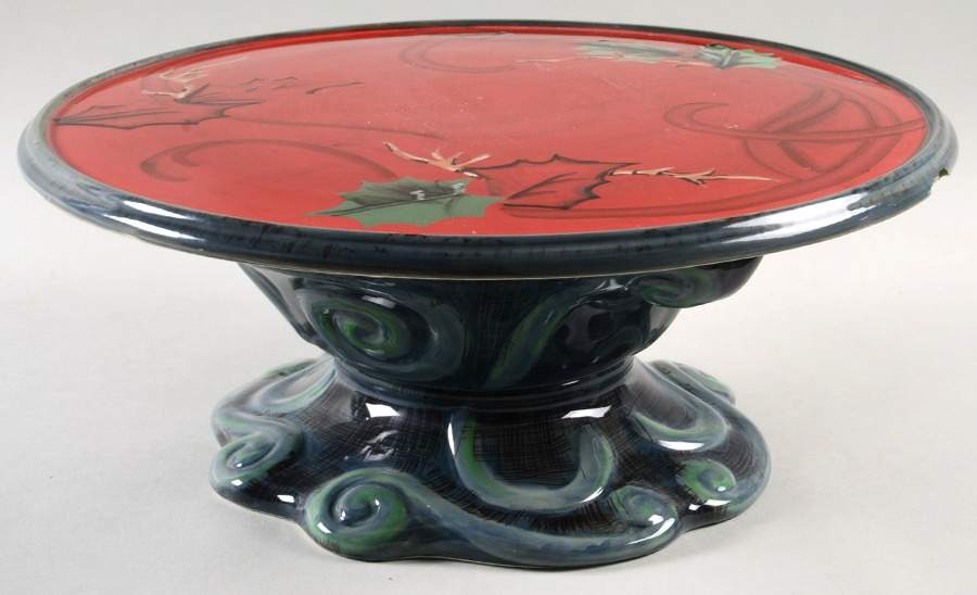 Winter Cake Plate by Tracy Porter-1