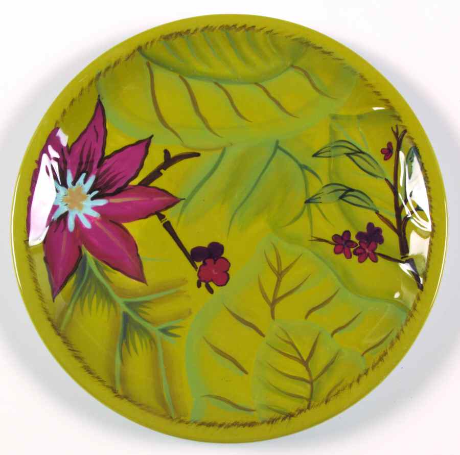Lotus Salad/Dessert Plate by Tracy Porter-1