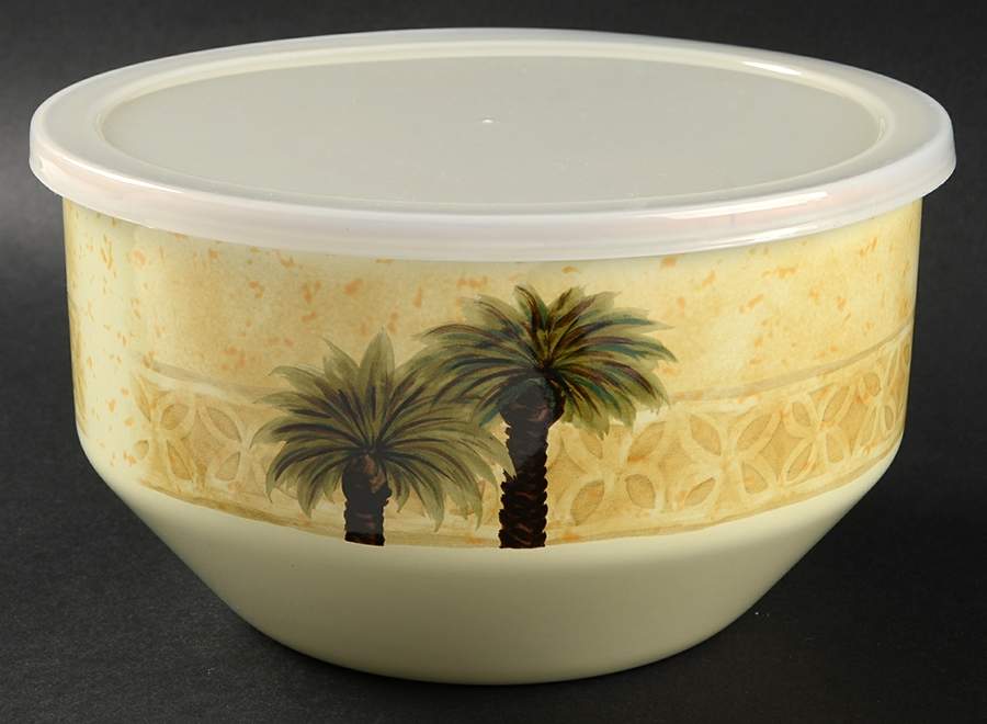 Bellagio 8" Metal Mixing Bowl & Plastic Lid by Tabletops Unlimited-1