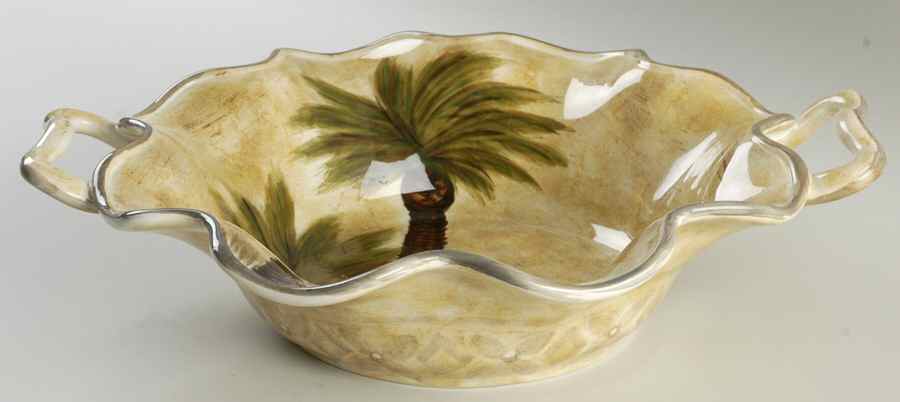 Bellagio 14" Round Handled Bowl by Tabletops Unlimited-1