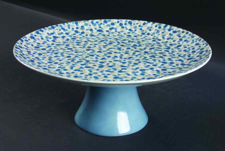Confetti Footed Cake Plate by Toscany-1