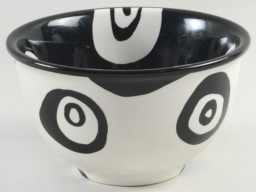 Panda Eyes Soup/Cereal Bowl by Tabletops Unlimited-1