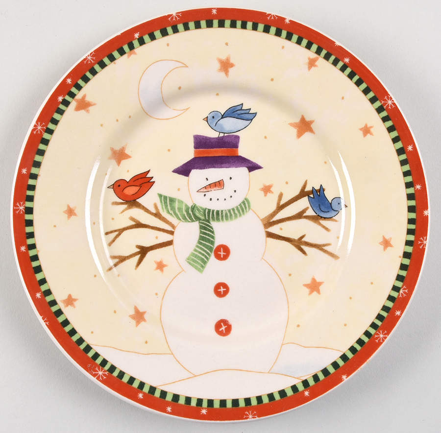 Merry Christmas Salad Plate by Thomson-1