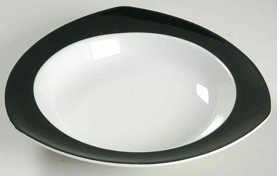 Vario Black Triangular Soup Bowl by Thomas-1