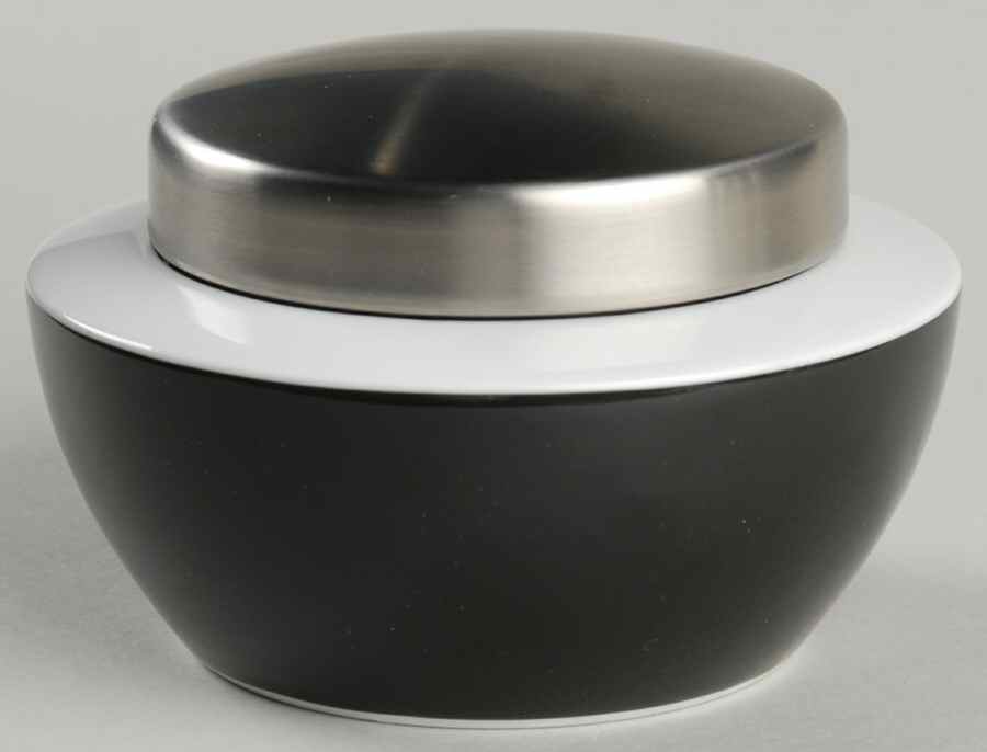Vario Black Sugar Bowl & Lid by Thomas-1