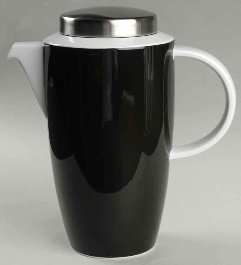 Vario Black Coffee Pot & Lid by Thomas-1