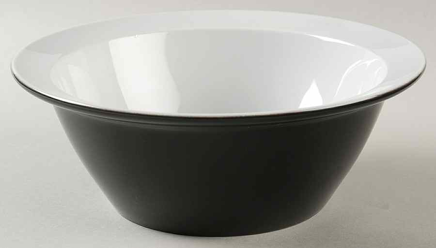 Vario Black 8" Round Vegetable Bowl by Thomas-1