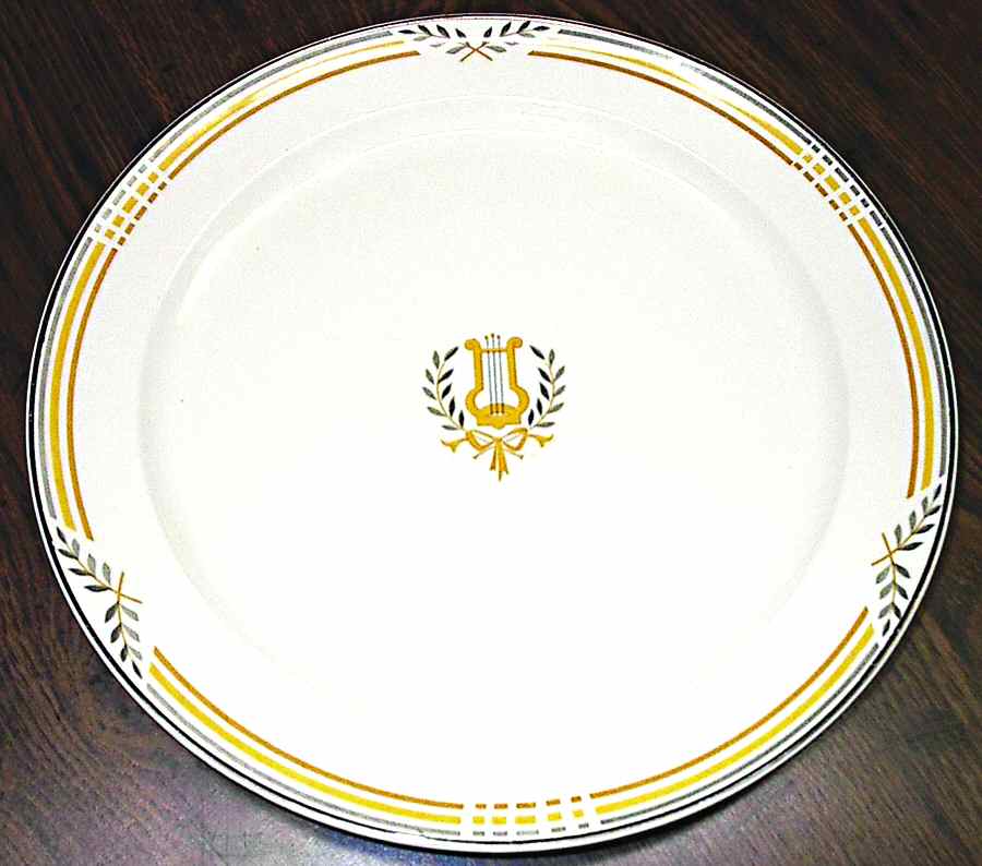 1266 Dinner Plate by Taylor, Smith & Taylor (Ts&T)-1