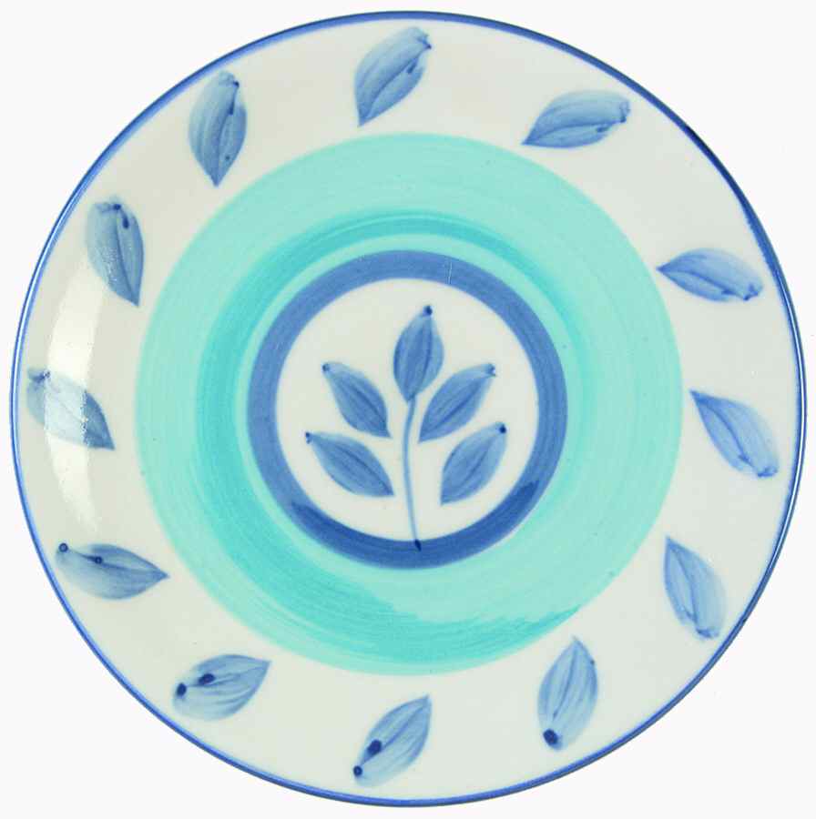 Autumn Blue Bread & Butter Plate by Tabletops Unlimited-1