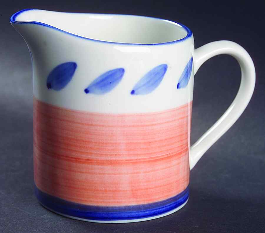 Autumn Blue Creamer by Tabletops Unlimited-1