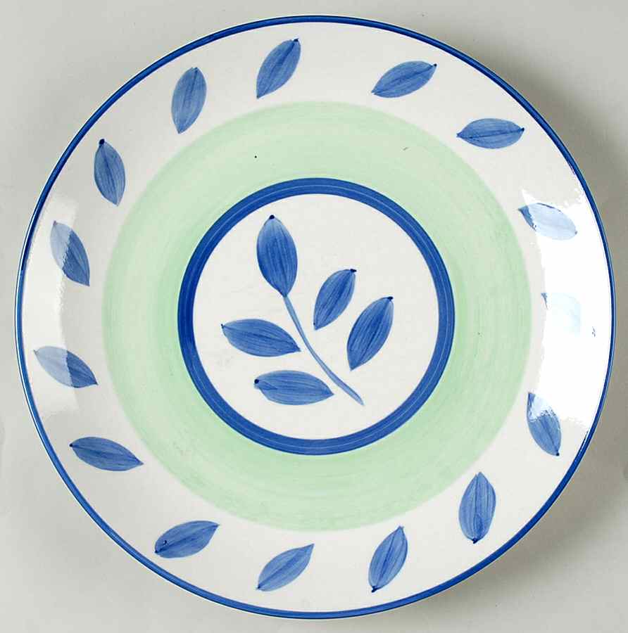 Autumn Blue Dinner Plate by Tabletops Unlimited-1