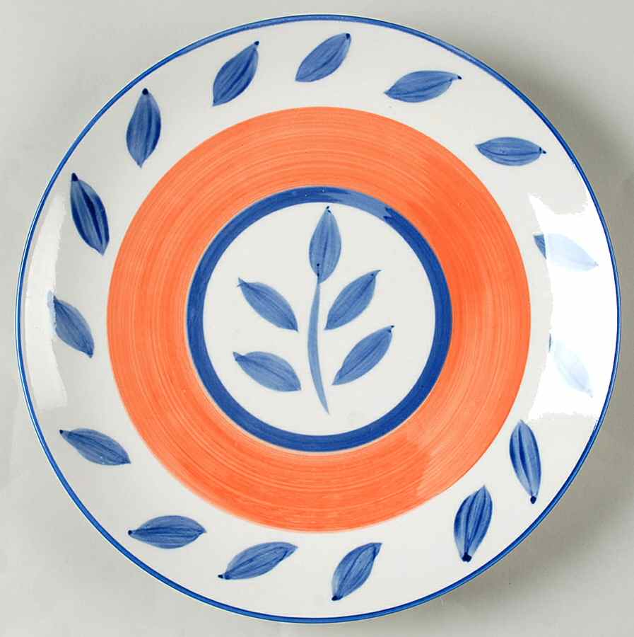 Autumn Blue Dinner Plate by Tabletops Unlimited-1