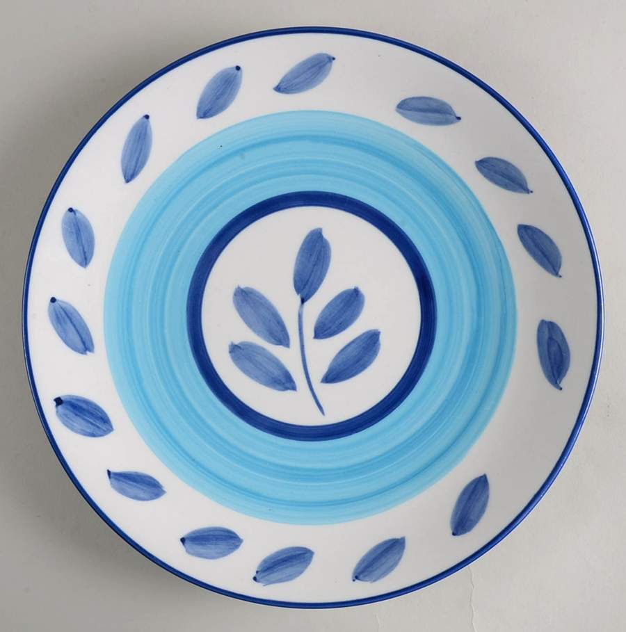 Autumn Blue Dinner Plate by Tabletops Unlimited-1