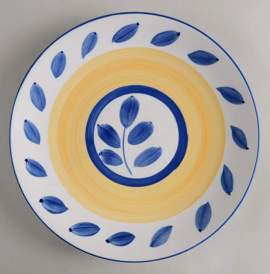 Autumn Blue Dinner Plate by Tabletops Unlimited-1