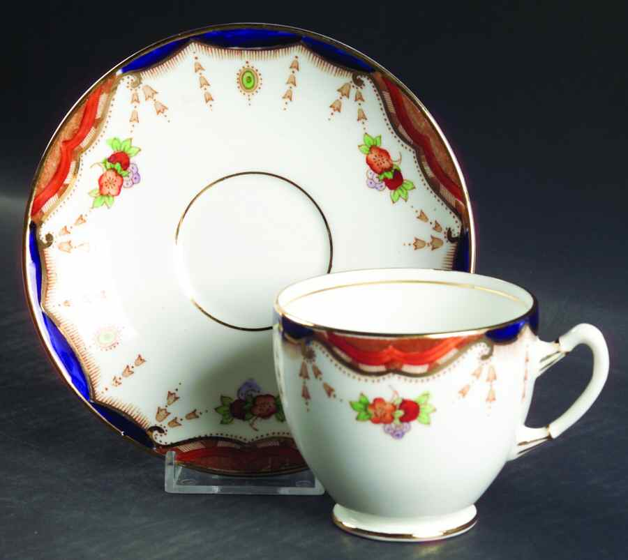 5640 Footed Cup & Saucer Set by Taylor & Kent-1
