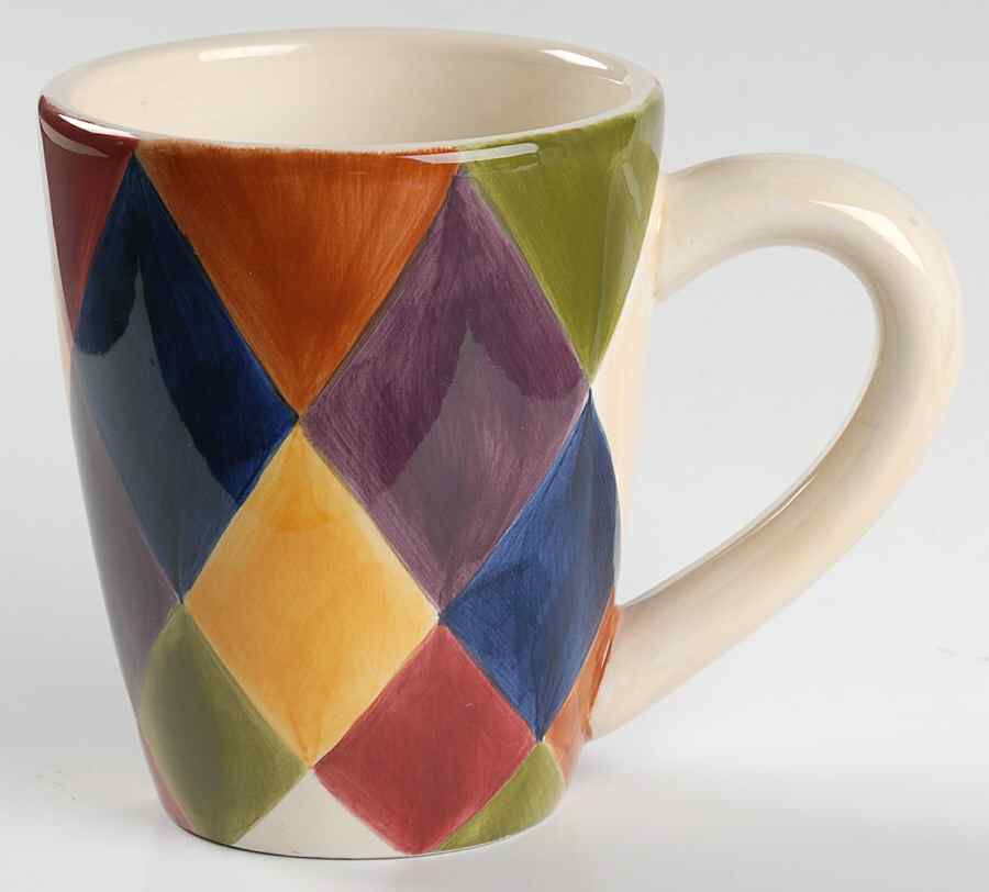 Harlequin Mug by Tabletops Unlimited-1