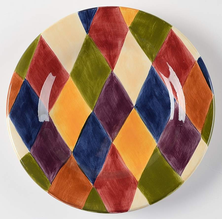 Harlequin Dessert/Pie Plate by Tabletops Unlimited-1