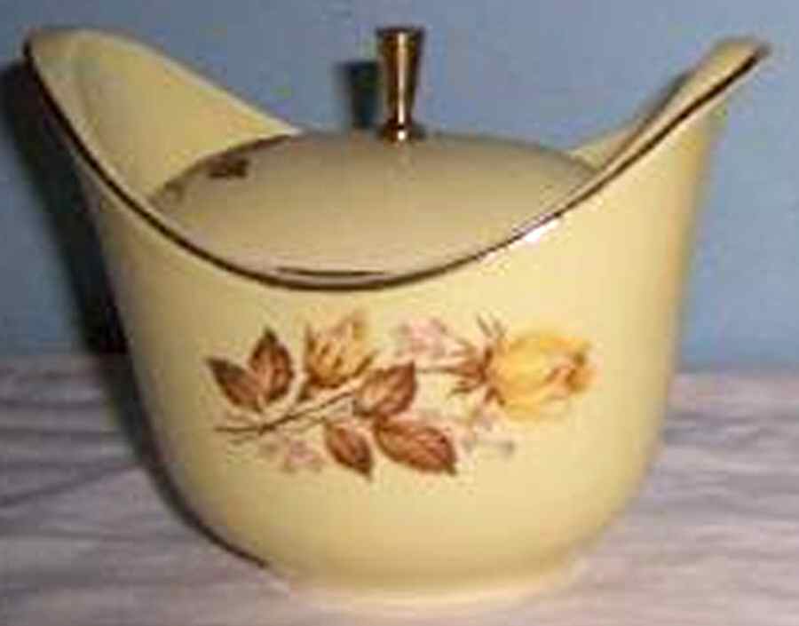 TST856 Sugar Bowl & Lid by Taylor, Smith & Taylor (Ts&T)-1
