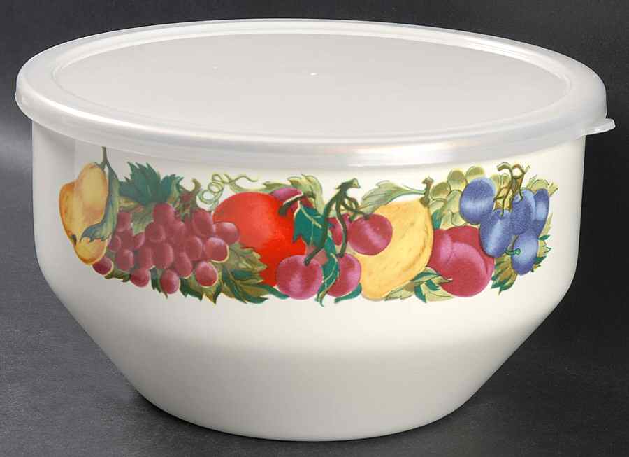 Eden 9" Metal Bowl with Plastic Lid by Tabletops Unlimited-1