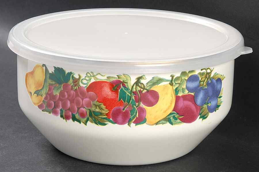 Eden 7" Metal Bowl & Plastic Lid by Tabletops Unlimited-1