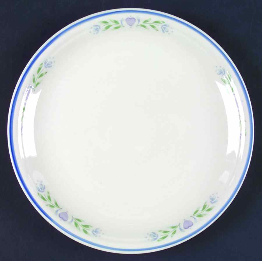 Laurel Heart (Coupe) Dinner Plate by Tienshan-1