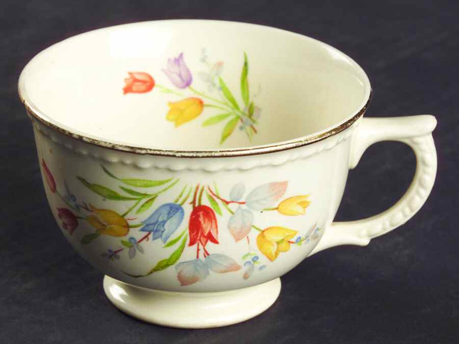 Dwarf Tulip Gold Footed Cup by Taylor, Smith & Taylor (Ts&T)-1