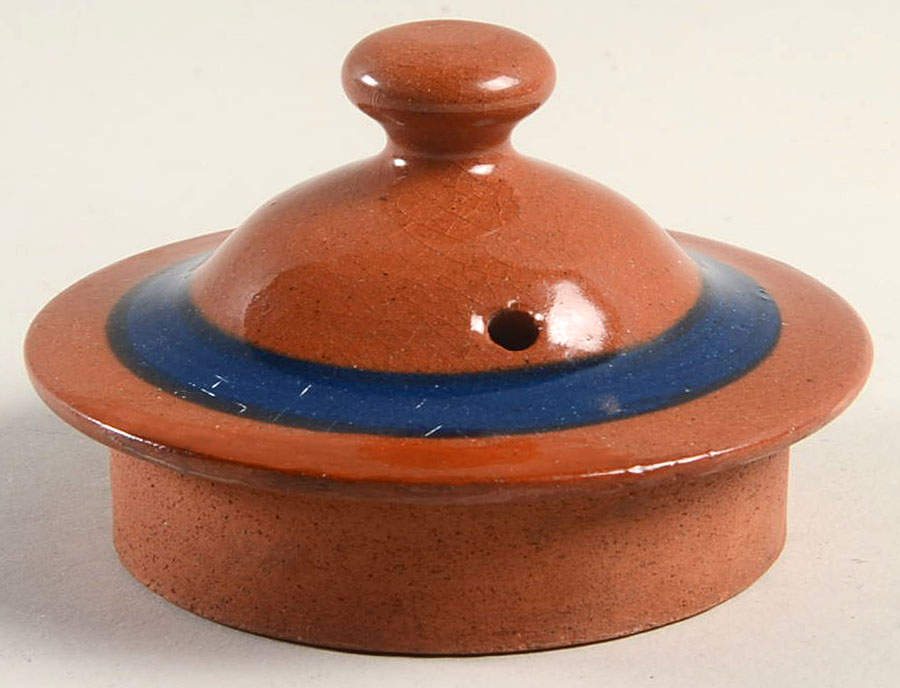 Motto Ware (Cottage) Lid for Teapot by Torquay Pottery-1