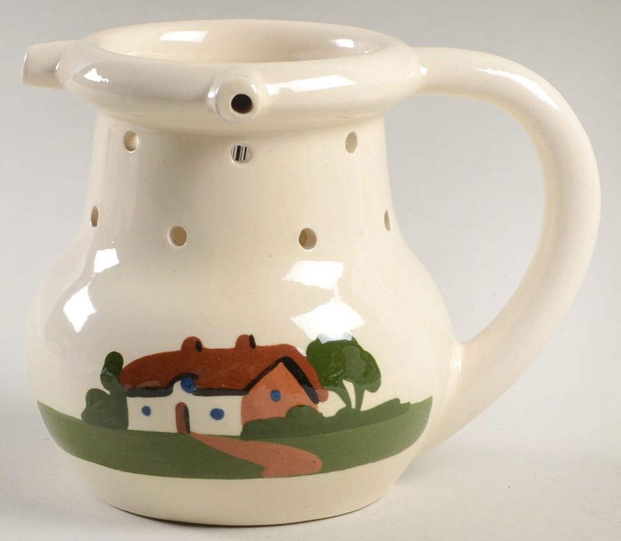 Motto Ware (Cottage) Puzzle Jug by Torquay Pottery-1