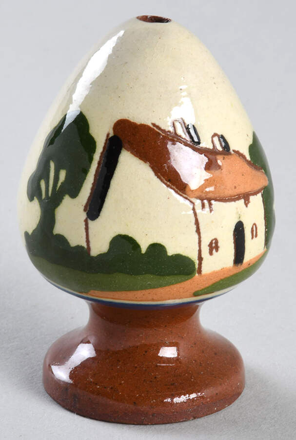 Motto Ware (Cottage) Salt Shaker by Torquay Pottery-1