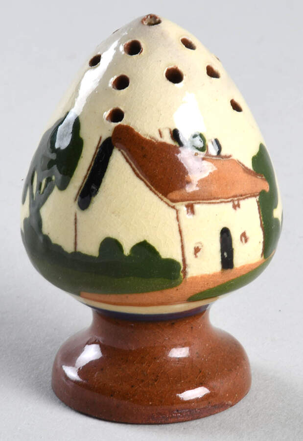 Motto Ware (Cottage) Pepper Shaker by Torquay Pottery-1