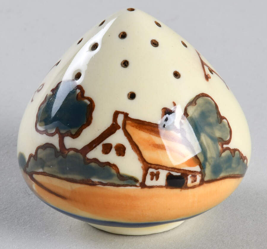 Motto Ware (Cottage) Pepper Shaker by Torquay Pottery-1