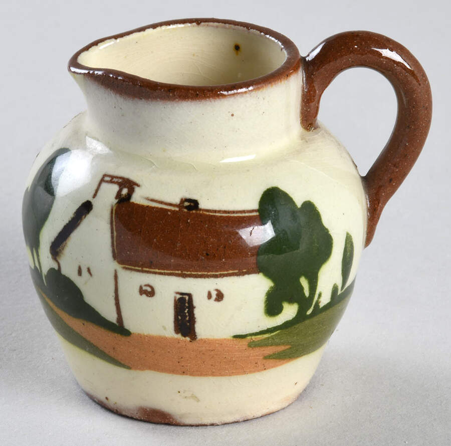 Motto Ware (Cottage) Individual Creamer by Torquay Pottery-1