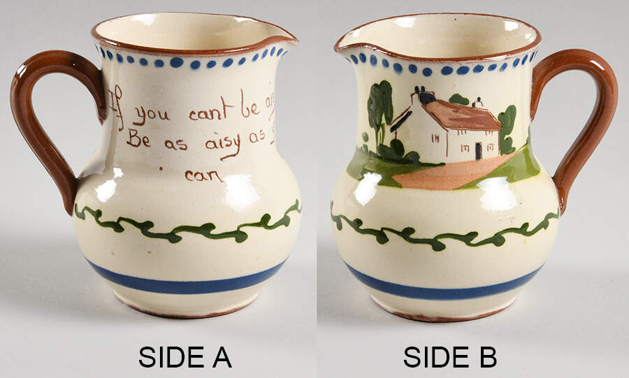 Motto Ware (Cottage) 12 Oz Jug by Torquay Pottery-1