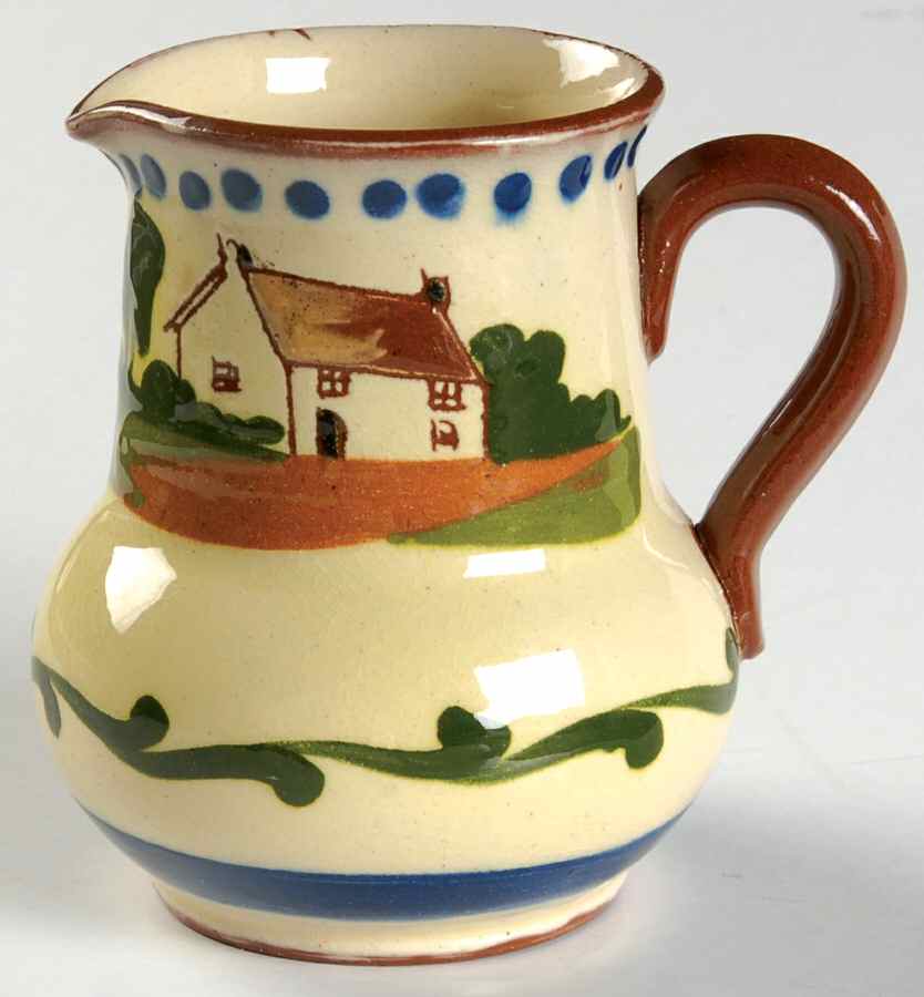 Motto Ware (Cottage) Creamer by Torquay Pottery-1