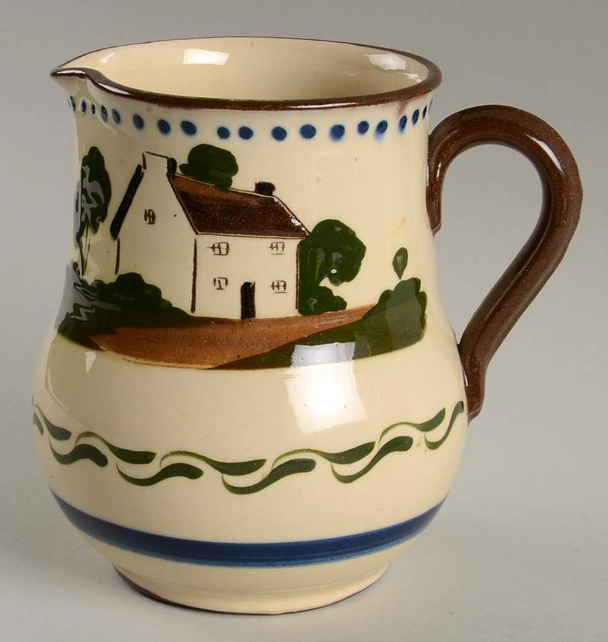 Motto Ware (Cottage) 24 Oz Pitcher by Torquay Pottery-1