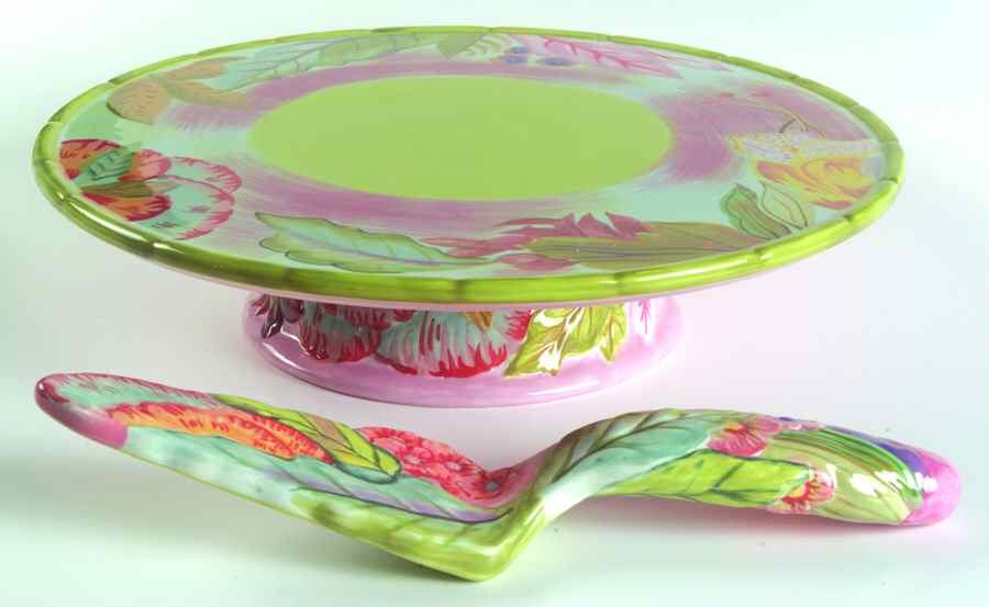 Citrine Footed Cake Plate & Server (Boxed) by Tracy Porter-1