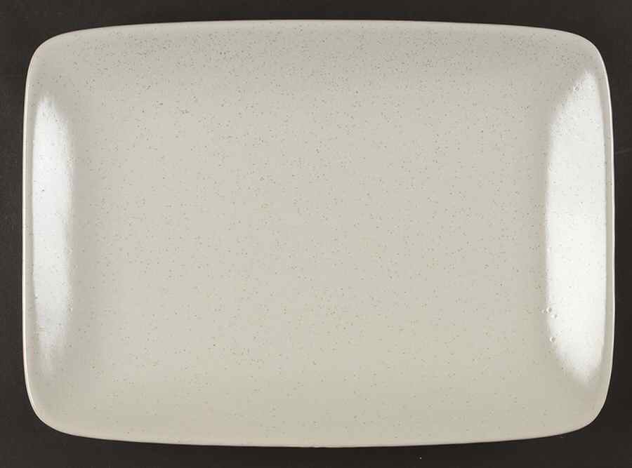 Eclipse White 13" Rectangular Serving Platter by Tabletops Unlimited-1